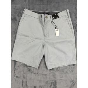 Express Men’s Slim Shorts 28 Gray Hyper Stretch Temperature Control NWT